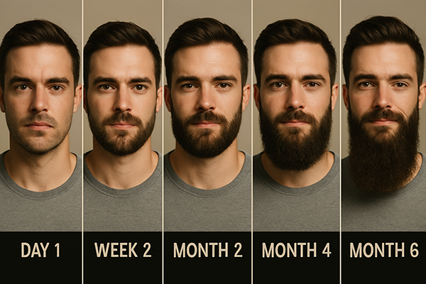 Beard Growth Timeline: What to Expect Month by Month (Complete Guide)